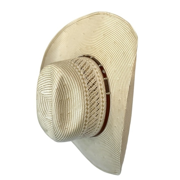 Goldstone American cowboy western tuff cooper straw hat cream tan brown